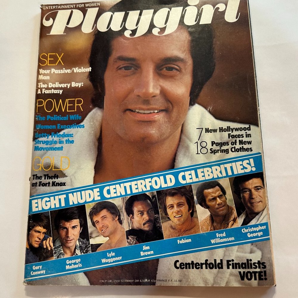 Playgirl Magazine Centerfold Issue - Gem